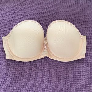 Freya Idol Allure strapless multiway bra. Beige, UK36F US36G